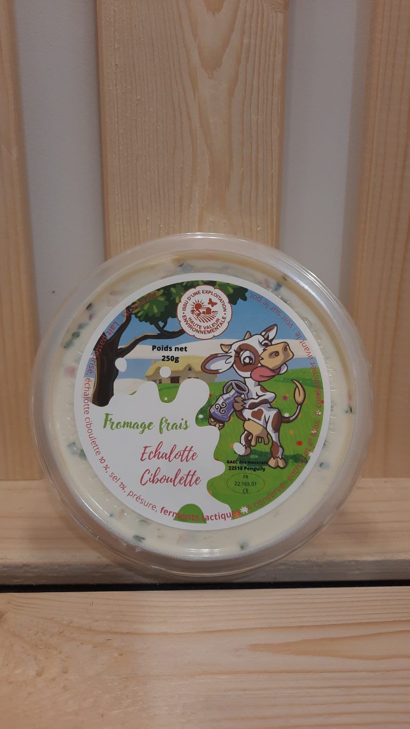 fromage frais échalotte ciboulette