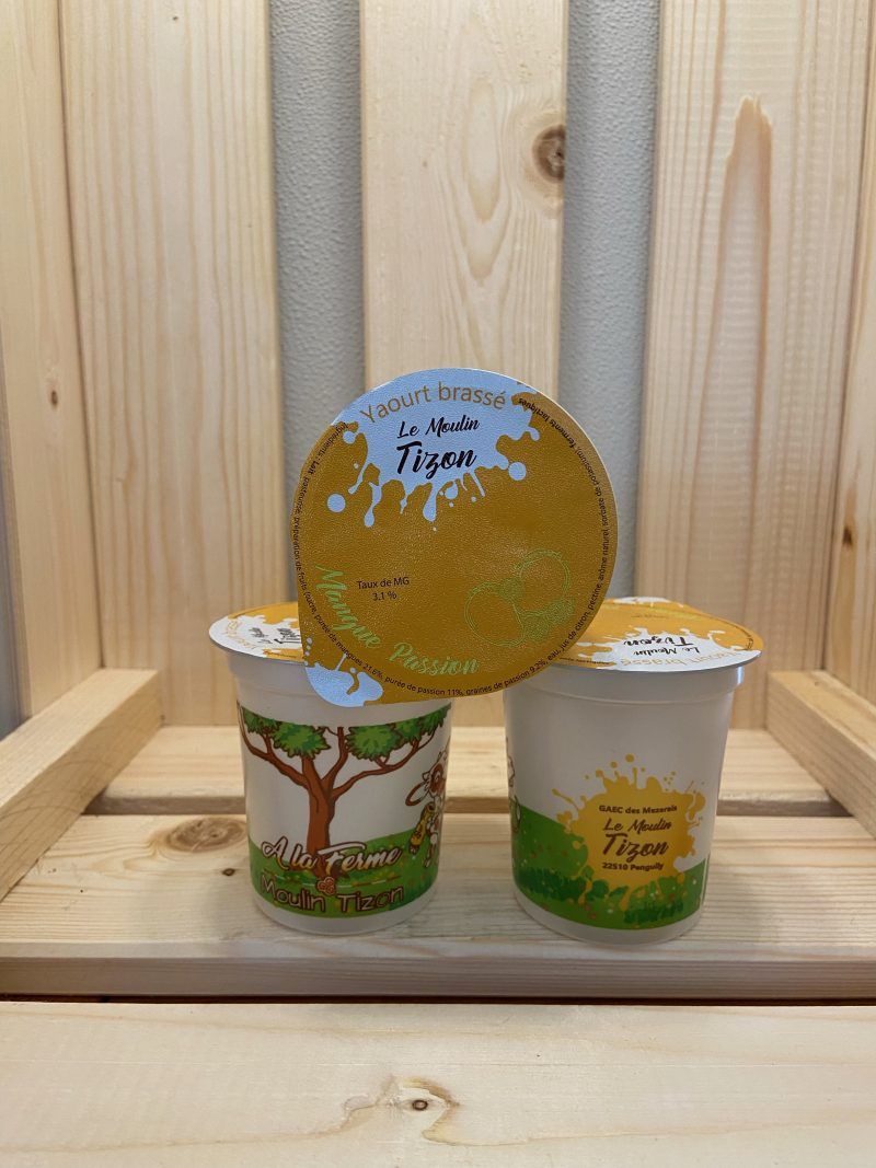 yaourt mangue passion fermier