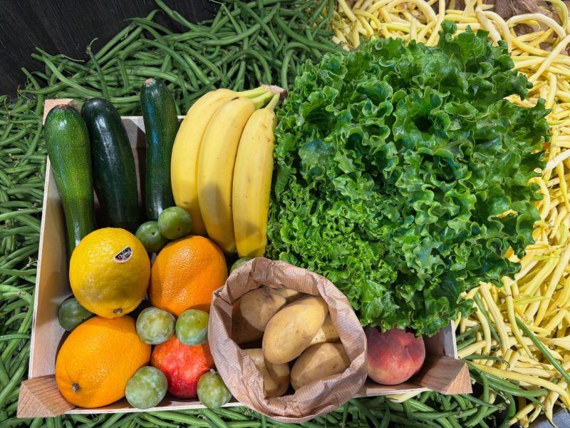 Panier de légumes "uniquement le vendredi et le samedi"