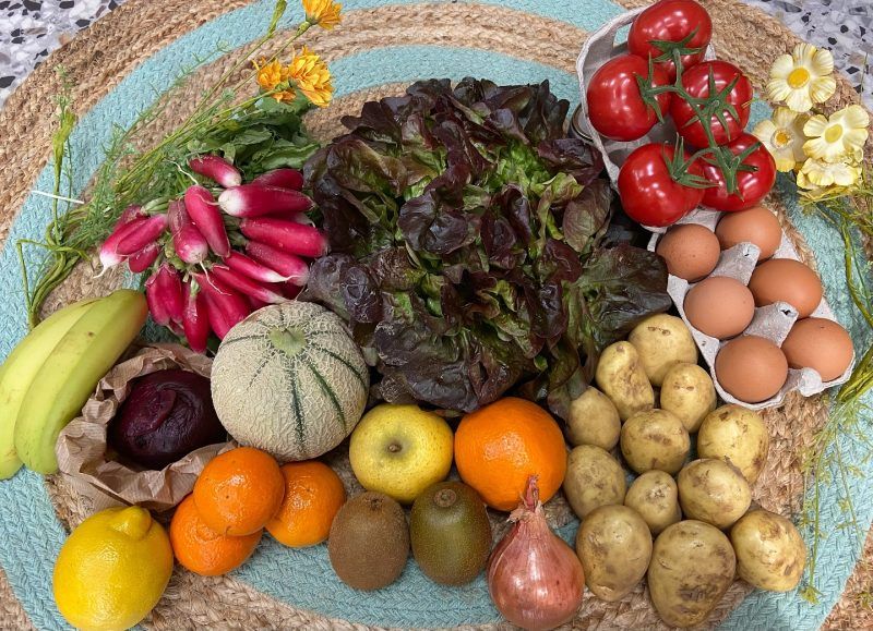 Panier de légumes "uniquement le vendredi et le samedi"