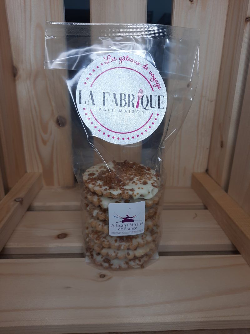 Galettes bretonnes Chocolat Blanc éclats de Caramel